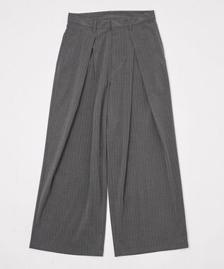 WEGO クロスタックバギースラックス グレーストライプ