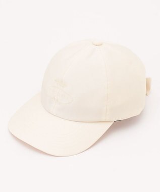 TOCCA 【UV90%以上カット・吸水速乾・接触冷感・抗菌防臭・洗える・サイズ調整可・リボン取り外し可】LOGO RIBBON CAP キャップ アイボリー系
