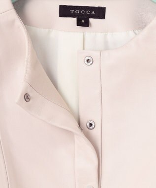 TOCCA BUBBLES レザージャケット アイボリー系