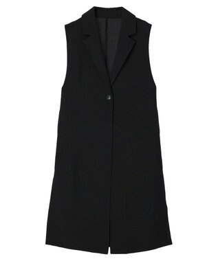 earth music&ecology ロングジレ Black