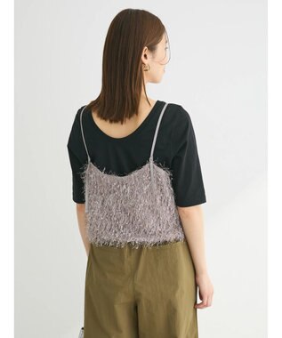 Green Parks テープヤーンキャミビスチェ Gray