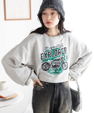 WEGO ヴィンテージライクショートスウェット