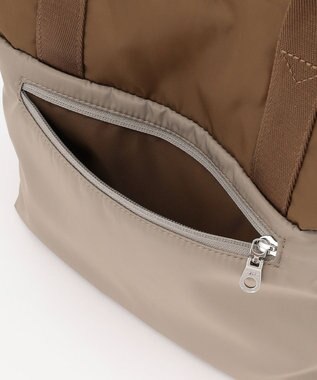 Y'SACCS ドローストリング コンビカラー2WAYトート チョコ