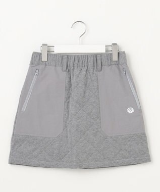 PW CIRCULUS 【裏地付き/防寒】【WOMEN】キルティングスカート グレー系