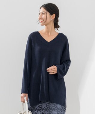 ONWARD Reuse Park 【23区】ニット春夏 ネイビー