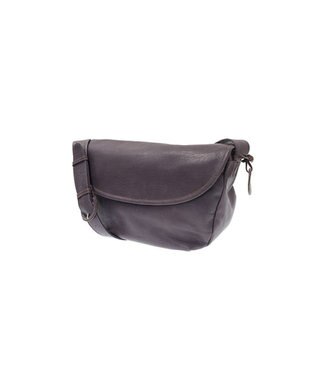 genten ゴートベーシック フラップショルダーバッグ グレー