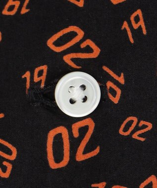 J.PRESS MEN 【J.PRESS ORIGINALS】Broad Print 1902 Open Collar Shirt ブラック系5