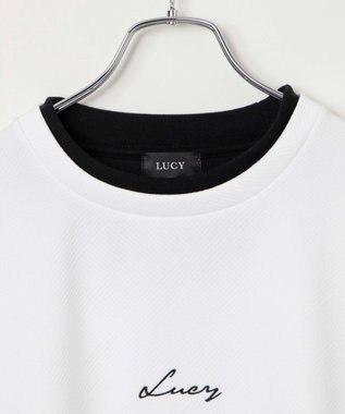 WEGO フクレジャガードフェイクレイヤードT（S） ホワイト