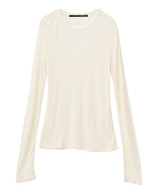 YECCA VECCA クルーネックシアーインナー Ivory