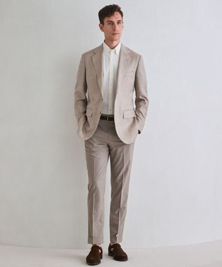 GOTAIRIKU 26年新作【ストレッチ/シワになりにくい/洗える】ハイパーストレッチ DRESS パンツ ベージュ系