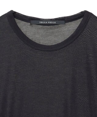 YECCA VECCA クルーネックシアーインナー Black