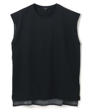 【洗える】アクロスプリント×ジャージー　カットソー