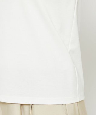 uncrave ダブルフェイスジャージー オーガンジーコンビトップス オフ