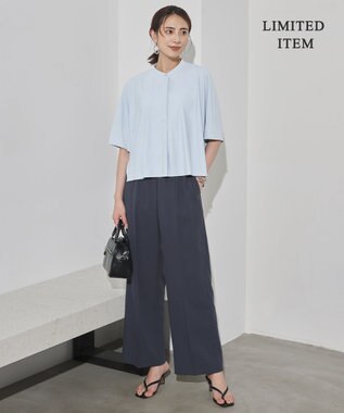 ICB 【WEB限定】マットスキューバ ドルマンスリーブプルオーバー サックス