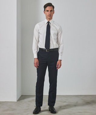 GOTAIRIKU 【形態安定】PREMIUMPLEATS_レギュラーカラー 通年ドレスシャツ_ホワイト(25年春夏モデル) ホワイト系