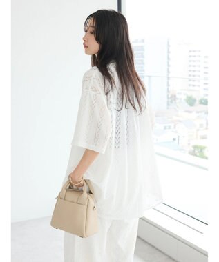 CRAFT STANDARD BOUTIQUE レースシャツ White