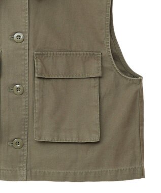 Green Parks ・ＳＵＧＡＲ　ＳＰＯＯＮ　ミリタリーショートベスト Khaki