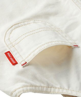 MIKI HOUSE HOT BISCUITS 【ミキハウス】【80-120cm】 ジャンパースカート 白