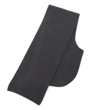 23区 【洗える】カシミヤブレンド フーディ ストール グレー系