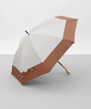 AURORA 【Ungrid（アングリッド）】切継ぎロゴプリント晴雨兼用傘（長傘）