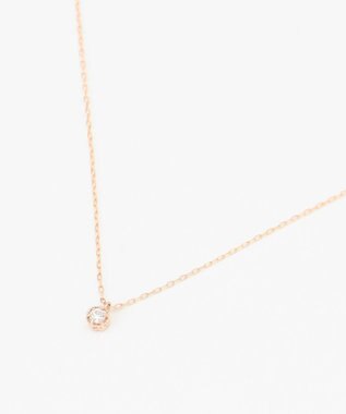 TOCCA 【WEB限定】FLORA K18 DIAMOND NECKLACE K18 ダイヤモンド ネックレス ローズ系