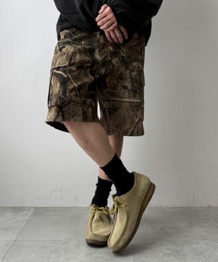 WEGO パターンカーゴショーツ 柄1