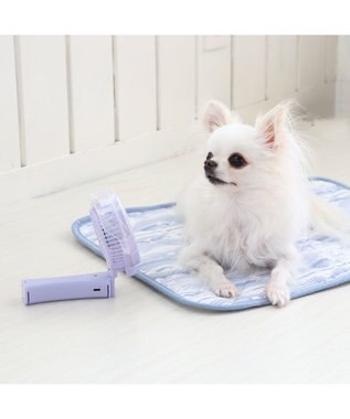 PET PARADISE 〔2023年モデル〕 ミニ 扇風機 ミスト ハンディファン 《ラベンダー》 ラベンダー