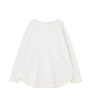 AMERICAN HOLIC 【WEB限定】ワッフル配色メロープルオーバー Oatmeal