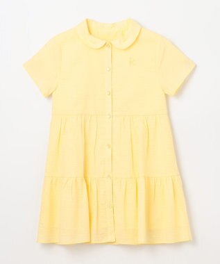 組曲 KIDS 【110-140㎝】ミラクルウェーブチュニック ワンピース シトロン系