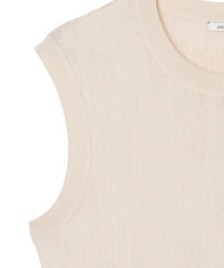 JOSEPH クリンクルリブ　ベスト Marble