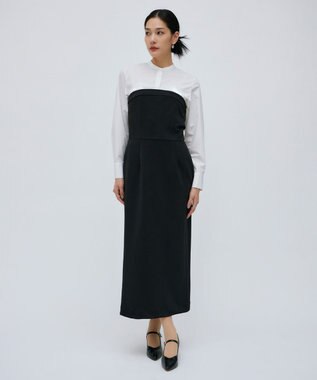 ICB 【CLASSY.1月号掲載・洗える】 クリーンブロード ボウタイブラウス オフホワイト系