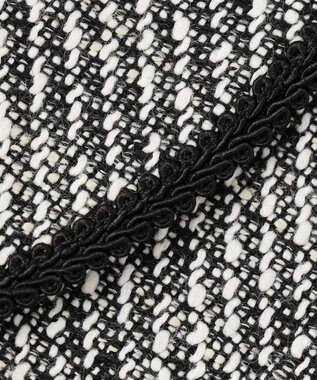 Feroux 【セットアップ対応】ツイード ジャケット ブラック系2