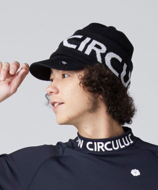 PW CIRCULUS 【UNISEX】3WAY ニットキャップ イヤマフ ブラック系