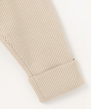 SHARE PARK LADIES エステルニットハイネックプルオーバー ライトグレー系