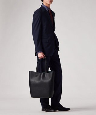 Paul Smith ダブルフェイスレザー トートバッグ ブラック