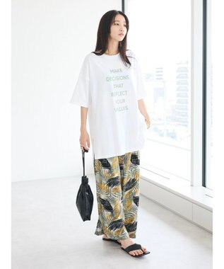 CRAFT STANDARD BOUTIQUE シルケット天竺　ロゴＰＴ　ＢＩＧ　Ｔｅｅ　Ｓ／Ｓ Off White