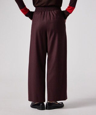 Paul Smith ウールフランネル ワイドパンツ ワインレッド