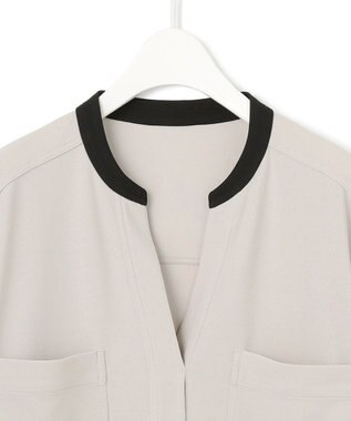 ICB 【WEB限定・洗える】アムンゼンジャージー ワンピース ベージュ系