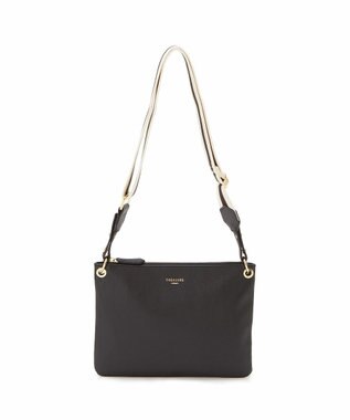 TOPKAPI 【TREASURE TOPKAPI】ストライプベルト・レザー2wayショルダーバッグ ブラック