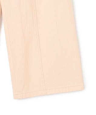 BEIGE， PREHNA / コットンツイル カービーシームワイドパンツ Peach
