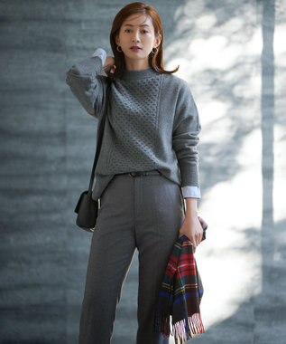 23区 【CLASSY.1月号掲載】カーブバックル ベルト ブラック系