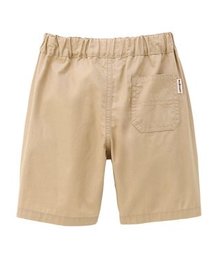 MIKI HOUSE HOT BISCUITS 【80-120cm】 パステルロゴ 6分丈パンツ ベージュ