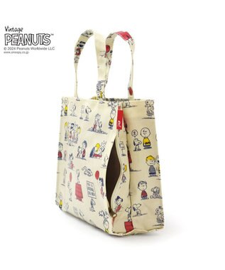 ROOTOTE 8600【スヌーピー】IP.スクエア.ラミネート.ピーナッツ-9H 02：ピーナッツ・ギャング