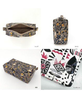 ROOTOTE 1311【ラミネート加工】EU.ウイズルー.ポーチ.クレール-D 02：ペッキングバード