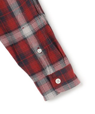 J.PRESS MEN 【J.PRESS ORIGINALS】【UNISEX】Indian Madras Open Shirts / Baggy-Fit レッド系4