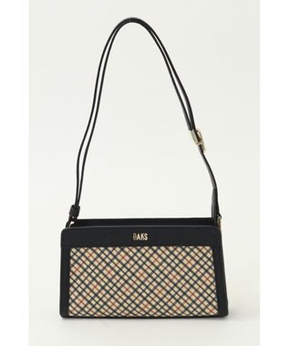 DAKS LEAミニチェックショルダーバッグ