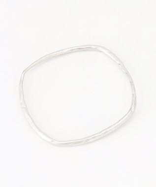 自由区 フレームスクエア バングル シルバー系