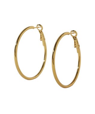 YECCA VECCA ステンレスフープピアス Gold