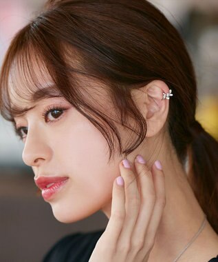 Tiaclasse 【選べる3種類】プラントモチーフイヤーカフ シルバーB