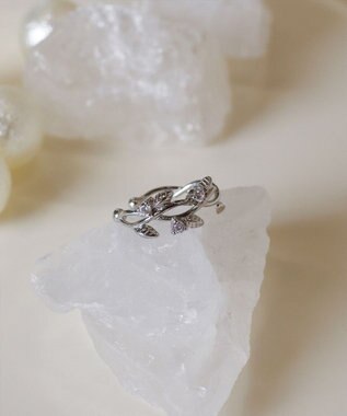 Tiaclasse 【選べる3種類】プラントモチーフイヤーカフ シルバーC